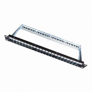 24-Port Blank Patch Panel with OEM/ODM Orders Welcomed